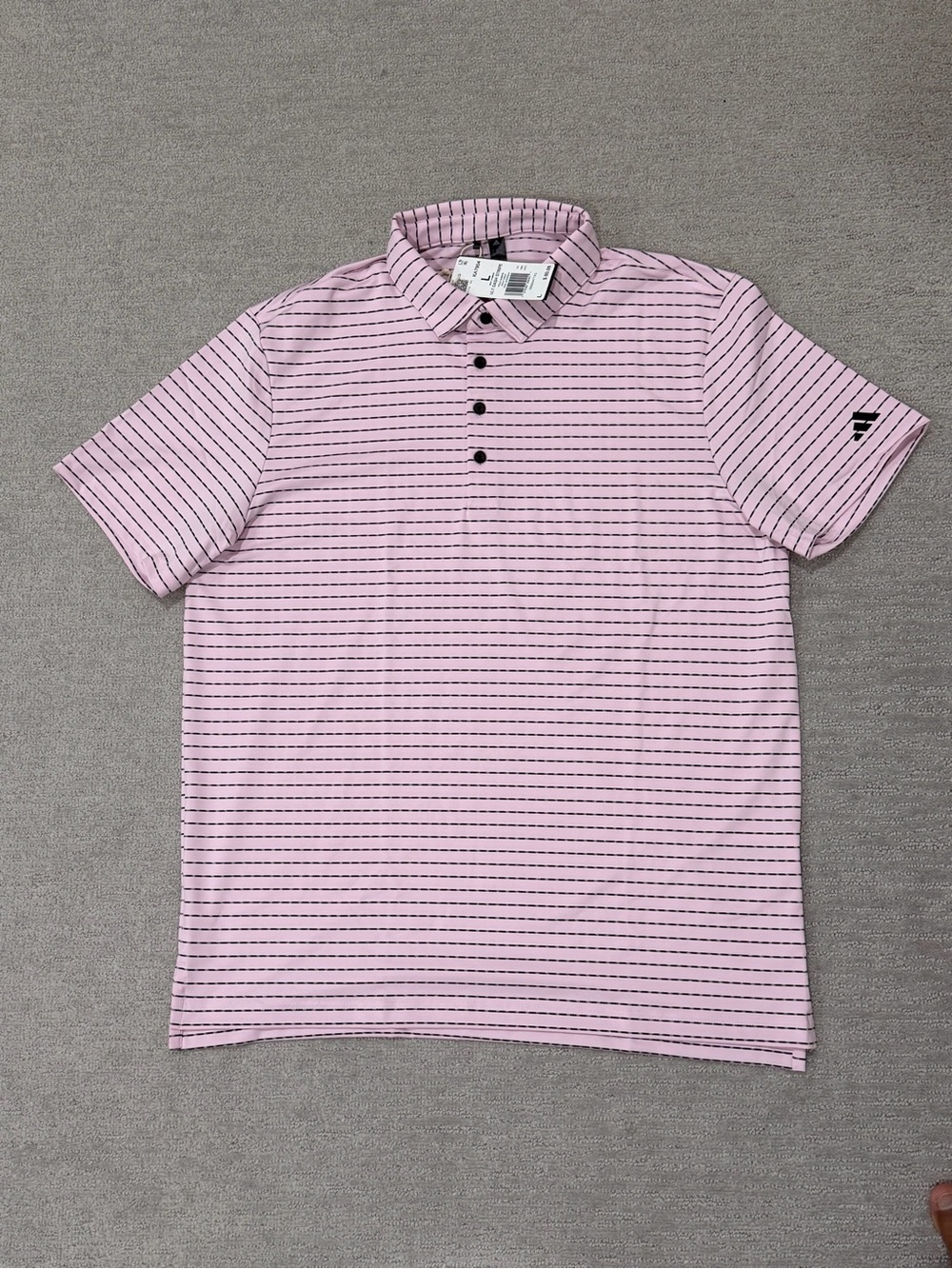 adidas Men's Ultimate365 Dash Stripe Polo Shirt